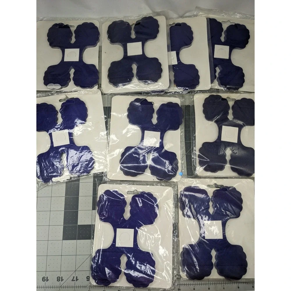 Beistle 12 Foot Leaf Garland Blue White 55628 1991 Lot of 9